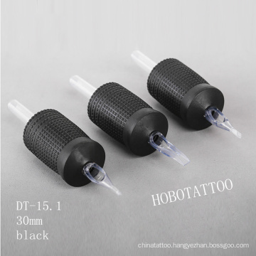 Black 30mm High Quallity Silicone Disposable Tattoo Tube with Tips